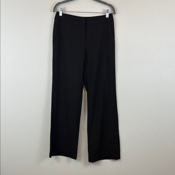 Lafayette 148 Wool Dark Green Wide Leg Pants Size 2